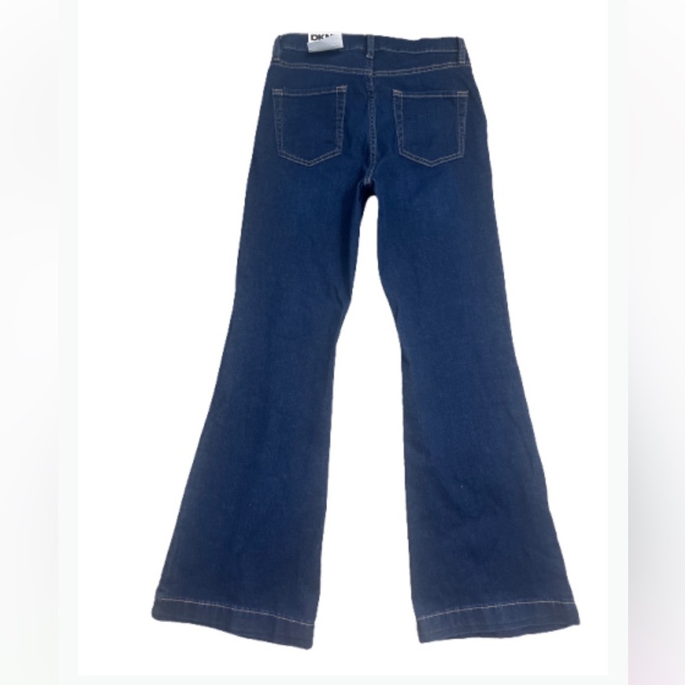 DKNY Chic Blue Denim High rise Flare 80’s Inspired Jeans - Picture 3 of 7